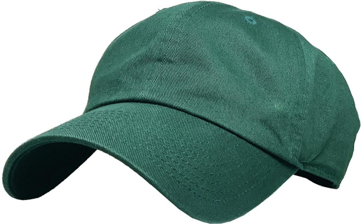 Hunter Green dad hat front view